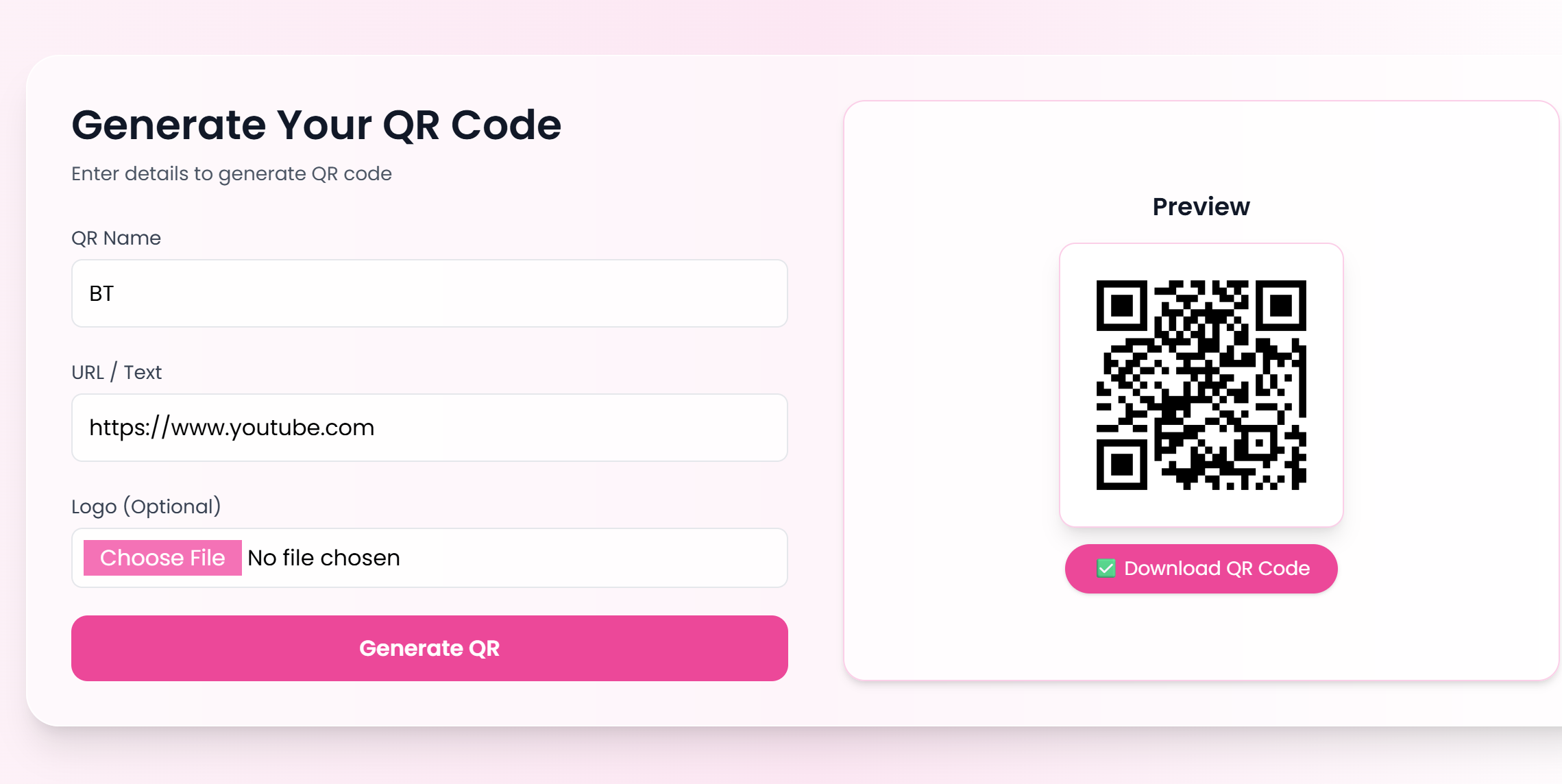 QR Code Generator